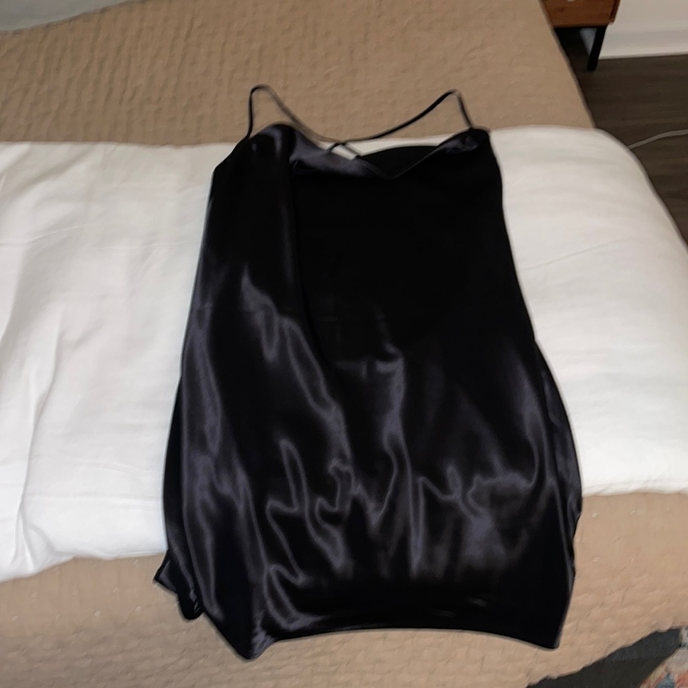 NWT H&M Black Slip Dress